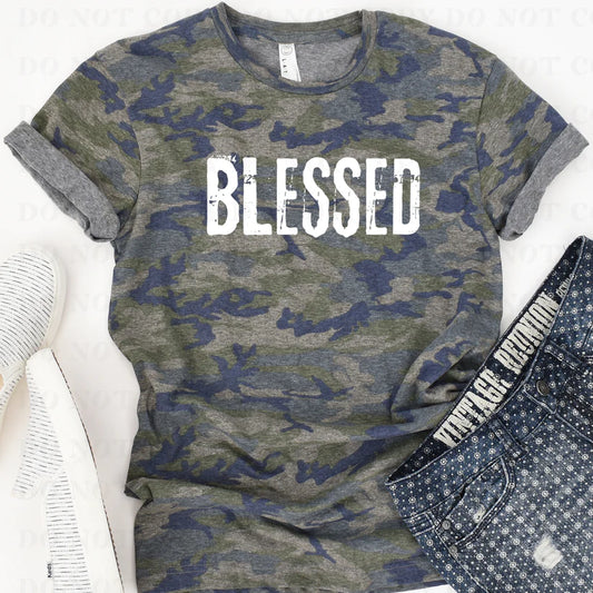 Blessed  Vintage Camo